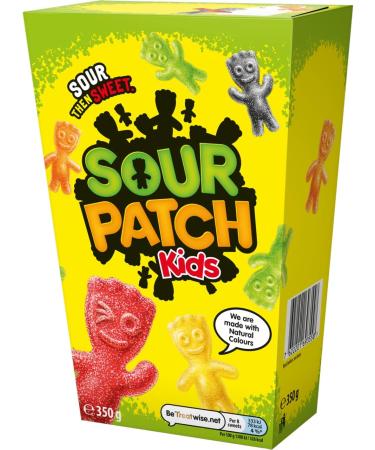 Sour Patch Kids Assorted Fruit Flavored Gums with Sour Sugar Coating 350g - Buy Online on GoSupps.com