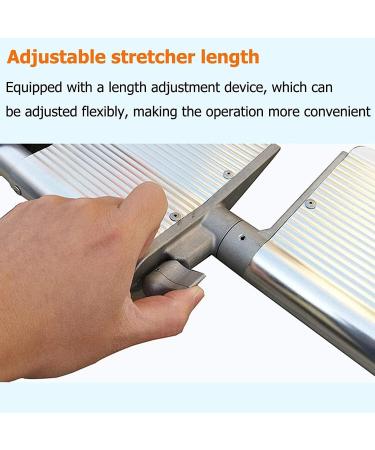 Portable Aluminum Alloy Rescue Stretcher | Foldable Medical Carrier for Mountain Emergencies | Adjustable Length Emergency Transport - Buy Online on GoSupps.com