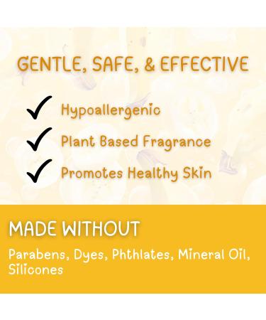 Lather Green Kids Body Wash Plant Based Gentle Moisturizer with Shea Butter Safe for Sensitive Skin Banana Bubbles 3 Pack (8 oz Each) - Buy Online on GoSupps.com