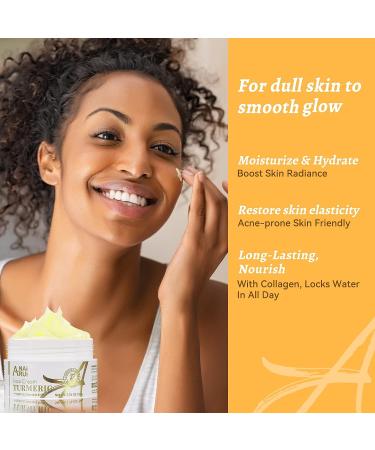 ANAiRUi Turmeric Face Cream with Vitamin C - Dark Spot & Wrinkle Moisturizer 1.76 oz - Buy Online on GoSupps.com