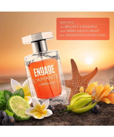 Enga.ge L'amante Intensity Eau De Parfum for Women Woody Fragrance Scent Premium Perfume for Women Long Lasting and Skin Friendly 100ml. - Buy Online on GoSupps.com
