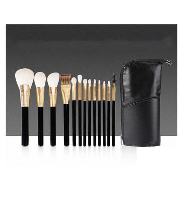 13 Sets Of Makeup Brushes Brushed Gold Tube Makeup Brush Set Foundation Brushes(1 D) 1 D