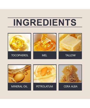  Uzionoie Tallow Beef Lip Balm 24-hour long-lasting hydration soothing care for dry and chapped lips 5g - Buy Online on GoSupps.com