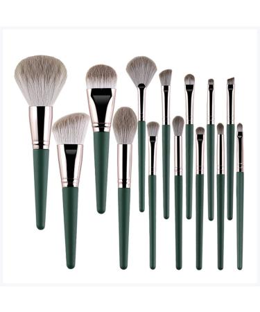 Makeup brushes 14-piece makeup brush set makeup foundation blush eyeshadow lip blend wooden makeup brush tool kit Makeup brush set (Size : China)