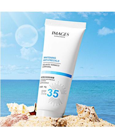 Lurrose 2PCs Moisturizing Sunscreen SPF 35 - Whitening Anti-Summer Facial Lotion for Dry & Sensitive Skin - Ideal for Summer Trips - Buy Online on GoSupps.com