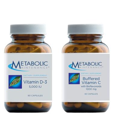 Metabolic Maintenance Vitamin D-3 5000 IU 90 Capsules