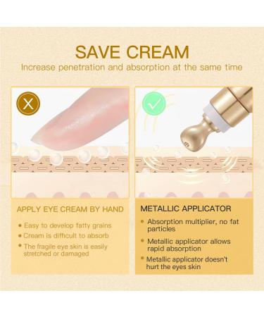 Retinol & Caffeine Eye Cream - Anti Aging Treatment for Dark Circles, Puffiness, Wrinkles & Hydration - 20g - Buy Online on GoSupps.com