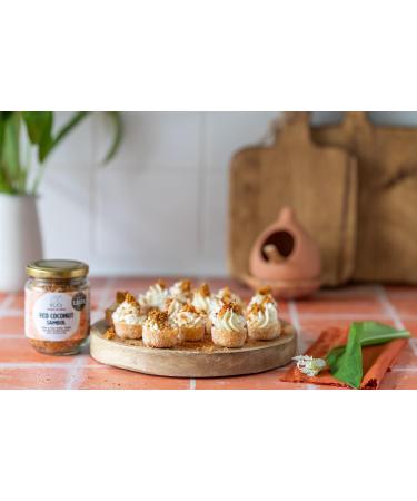 Sri Lankan Red Coconut Sambol from RUCI Taste of Sri Lanka a grand prize of taste shredded coconut with onions dried red chillies and lime - Buy Online on GoSupps.com