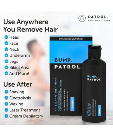 Bump Patrol After Shave Serum 4oz - Men & Women Razor Bump Treatment - Buy Online on GoSupps.com