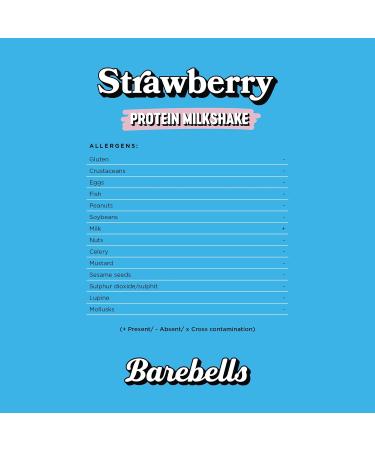 Barebells | Barebells Milkshake Pack (8x330 Ml) | Protein Drinks | Protein Milkshake Pack - Strawberry - Buy Online on GoSupps.com