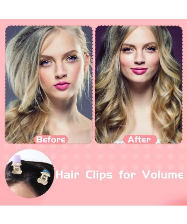 6 Pcs Volumizing Hair Clips Set - Invisible Hair Root Volume Clips for Women - DIY Instant Styling Bangs Tool - Heatless Hair Volume Clips (4.1 x 1.1 x 0.78 Inch) - Buy Online on GoSupps.com