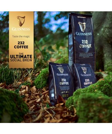 Guinness Coffee '232' Brew - Roasted Coffee Beans (1kg) by Tiki Tonga Coffee Roasters. Roasted in The United Kingdom - Buy Online on GoSupps.com