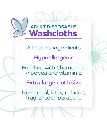 AWOW 50 Large No Rinse Body Wipes for Adults - Camping, Incontinence, Post Workout - Unscented (200 Wet Wipes) - Buy Online on GoSupps.com