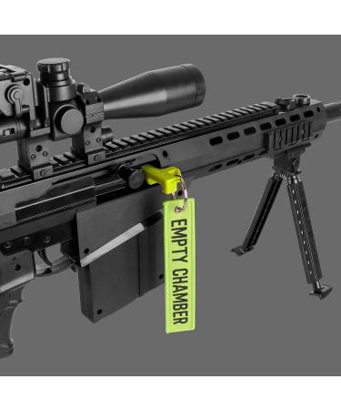 Highwild 10 Pack Chamber Safety Flags - Green Key Chain Tags, Flathead Tool, Picatinny Rail Adapter - Most Common Calibers - Buy Online on GoSupps.com