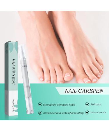 4-Piece Nail Care Pen Set - Repair & Nourish Fingernails & Toenails with Tea Tree Oil Vitamin E & Aloe Vera | Best Nail Treatment for Healthy Nails - Buy Online on GoSupps.com