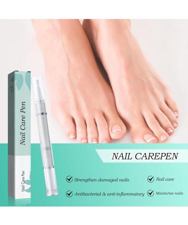 4-Piece Nail Care Pen Set | Nail Repair with Tea Tree Oil Vitamin E & Aloe Vera | Perfect for Healthy Fingernails & Toenails - Buy Online on GoSupps.com