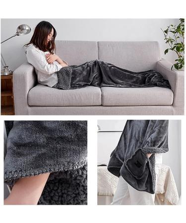 Cozy Mouske Thicking Old Man Shawl - Multi-Purpose Double-Layer Blanket with Buttons | Perfect Warm Gift - Buy Online on GoSupps.com