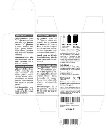Gentian ou Gentiane am re (Gentiana amarella) Fleurs motionnelles ou Fleurs de Bach Naturalma - Gouttes 30 ml - Extrait liquide sans alcool - Essences florales - Vegan - Buy Online on GoSupps.com