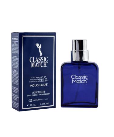 Classic Match Version Of Polo Blue* Eau De Toilette Spray For Men 2.5 Oz - Modern Citrus Fougere Fragrance Combining Notes Of Melon Moss And Patchouli - Buy Online on GoSupps.com