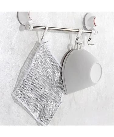 Double Stainless Steel Scrubber Multipurpose Wire Dishwashing Rags Non Scratch Wire Dish Cloth Multipurpose Wire Miracle Cleaning Cloths 2-in-1 Cast Iron Scrubber Ancienflow Scrubber (10PC) - Buy Online on GoSupps.com