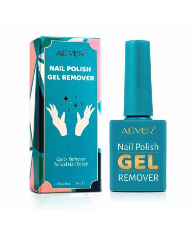 Nail Polish Remover  Gel Polish Remover for Nails  No Need Wrapped Foil Easily & Quickly In 3-5 Minutes Remove Nail Polish 1 Pcs 0.50 Fl Oz (Pack of 1)