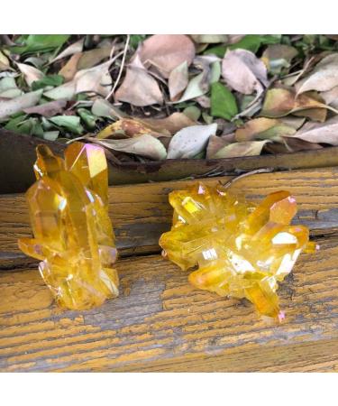 Natural Crystal Rough 1pcs Quartz Crystal Bismuth Silicon Cluster Rainbow - Buy Online on GoSupps.com
