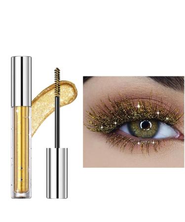 Eyelash Glitter Mascara Shimmer Lash Coating 0.94x4.65 Inches Smudge Proof Waterproof Soft Gel Mascara for Girls Sparkling Eye Makeup Parties Cosplay Performances - Buy Online on GoSupps.com
