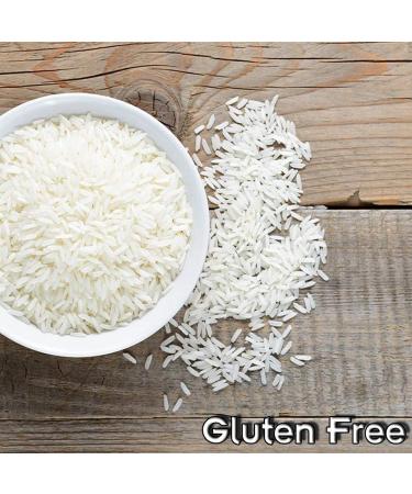 Golden Crown Organic White Jasmine Rice 32 Oz - Premium Quality | Non-GMO Gluten-Free | Naturally Fragrant Sweet Flavor | Extra Long Grain Thai HOM Mali Halal - Buy Online on GoSupps.com