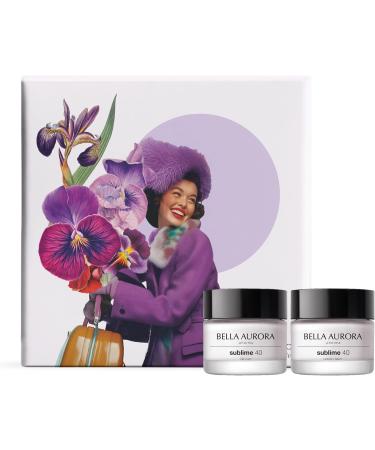  BELLA AURORA BELLA AURORA - Sublime Pack 40 50ml antioxidant day cream + 50ml repairing night cream anti-aging and brightening treatment 40+ years reduces wrinkles and expression lines evens out and - Buy Online on GoSupps.com