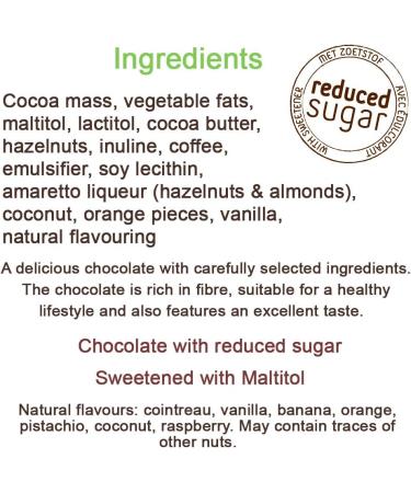  Chocolate Express Balance 16 Assorted Luxury Belgian Chocolates Gluten Free - Buy Online on GoSupps.com