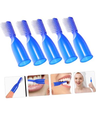 Clispeed 10-Pack Tooth Cleaning Tools - Travel Finger Toothbrush Set for Prisons & Manual Care - Buy Online on GoSupps.com