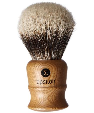 Epsilon shaving brush with two stripes made of wood 26/55 mm unique standard