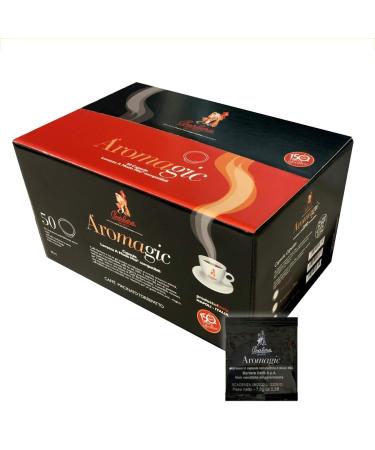 Barbera Caff Barbera Aromagic Compatible Lavazza A Modo Mio Capsules (8 x 50) - Espresso Coffee - Cream - 400 Capsules