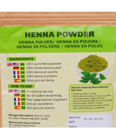 SVATV Natural Henna Hair Color with 9 Herbs | Eco-Friendly Mehndi for Vibrant Hair | 227g | 100% Natural Hair Dye - Buy Online on GoSupps.com