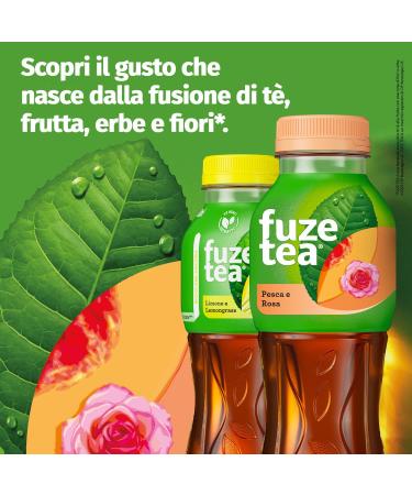 Fuze Th au citron et la citronnelle 1 bouteille de th froid au citron de 1 25 l avec note de citronnelle dans une bouteille en PET 100 % recyclable boisson non alcoolis e - Buy Online on GoSupps.com