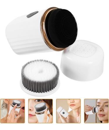 Beaupretty Face Brush Pores Cleansing Brush Face Wash Scrubber Electric Facial Scrub Brush White - Buy Online on GoSupps.com
