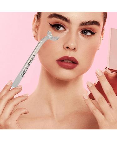 Lower Eyelashes Stamp Eyelash Stamps Tool Realistic Bottom Eyelash Stamp for Lasting Lashes Everyday Natural Face Look Supplies for Dating Home Traveling Transparent - Buy Online on GoSupps.com