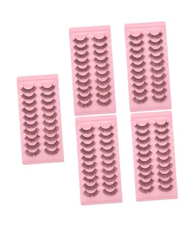Angoily 50 Pairs False Eyelashes Eyelash Dramatic Eyelash Women Natural Eyelashes Women False Fake Natural Look Fake Miss Imitation Makeup