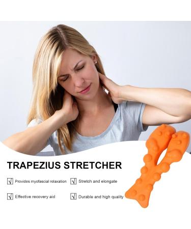 Neck and Shoulder Relaxer - Muscle Trigger Point Massager - Highly Elastic Cervical Traction Tool for Neck Trapezius Muscles Upper Back and Shoulder - Buy Online on GoSupps.com