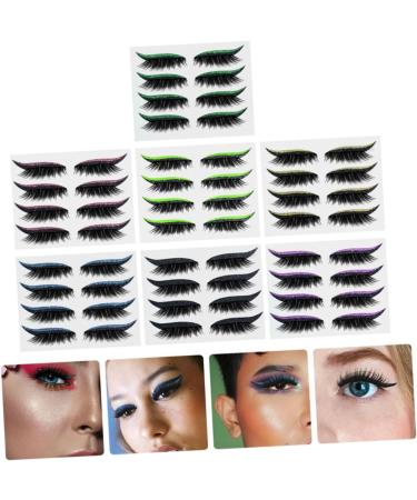 HAPINARY 28 Pairs Glitter Eyeliner Eyeline Strip Sticker Eye Makeup Sticker Fake Eyeliner Stickers Plastic 1 count (Pack of 1) As Shown 1 - Buy Online on GoSupps.com