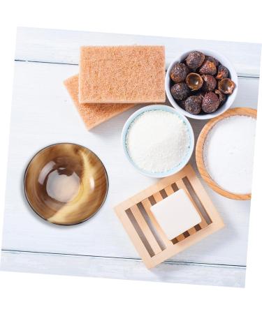 Doitool 3-Pack Handmade Unbreakable Shaving Bowls | Traditional Razor Foam Shells - Natural Shaving Cup 7.5x7.5cm - Buy Online on GoSupps.com