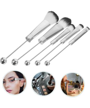 MUSISALY 5pcs Eyeshadow Brush Eye for Eyeshadow Blush Brush Eye Makeup Eye Shadow Makeup Brow Brush Metal - Buy Online on GoSupps.com