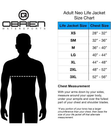 O'Brien Mens Neoprene Life Jacket X-Large - Cyan - Buy Online on GoSupps.com