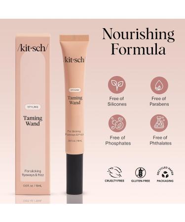 Kitsch Fly Away Stick for Hair - Taming Wand with Biotine Aloe & Vitamine E - Clear Hair Mascara for Flyaways & Baby Hairs - Edge Control Lightweight Hair Finishing Stick & Multi-Use Hair Stick - 18 - Buy Online on GoSupps.com