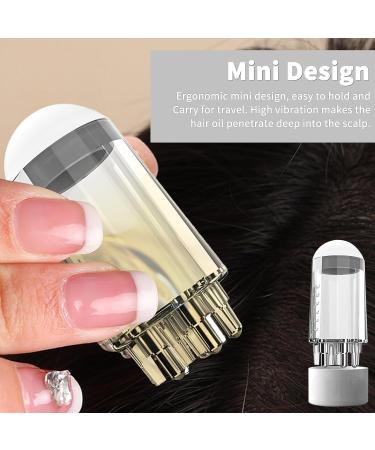 LINXINS 2PCS Hair Oil Applicator Bottle Hair Oil Applicator with Dropper and Cleansing Brush Portable Liquid Oil Dispenser for Liquid Oil and Essential Oil Hair Growth Care with Roll-On (White Grey) - Buy Online on GoSupps.com