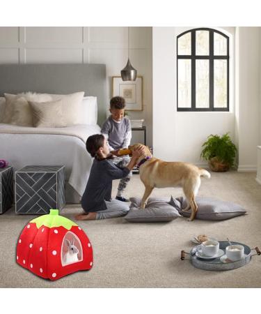 BomnKa Small Animal Winter House Bed | Guinea Pig, Rabbit, Hamster Nest with Washable Mat - Buy Online on GoSupps.com