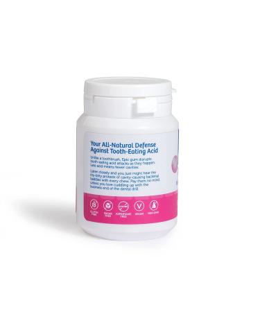 Epic Dental Xylitol Gum - Sugar-Free Bubblegum | 50 Pieces | Healthy Teeth - Buy Online on GoSupps.com