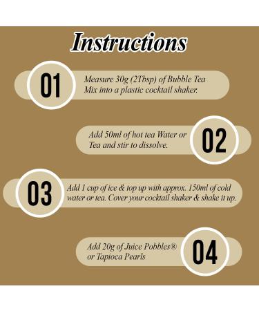 Coconut Bubble Tea Powder (1kg / 33 Servings) - Bubble Tea House Co - Buy Online on GoSupps.com