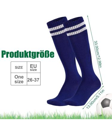 Yamitora 3 Pair Children's Football Socks (Ages 5-12) - Breathable Long Sports Socks for Football Basketball Tennis & Cheerleading - Buy Online on GoSupps.com