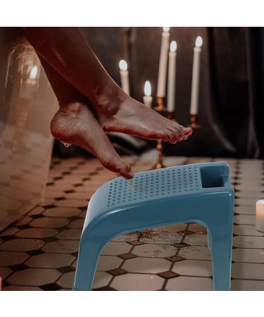 Frcolor Pedicure Stool - Nail Care Tools Footrest for Salon & Shower 37x28cm Mini Green Multi-Tool - Buy Online on GoSupps.com